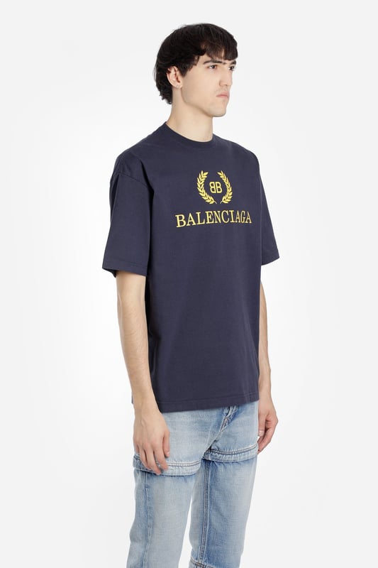 Balenciaga t cheap shirt navy