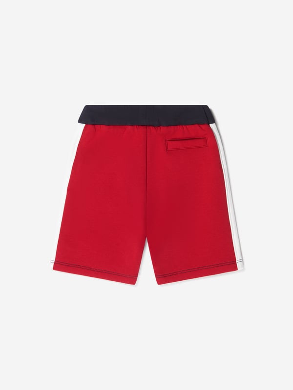 Introducing the Emporio Armani Boys Cotton Double Jersey Shorts‚Äîa luxurious essential for Baby Boy's wardrobe. Here are the remarkable features: Elegant Design: Features a rich blue hue, exuding a refined charm that's signature of Emporio Armani. Superior Comfort: Crafted from premium double jersey cotton, ensuring your little one's utmost comfort during his playful escapades. Chic Appeal: This pair of shorts embodies a trendy design that adds a splash of style and sophistication to your baby boy's look.Upgrade your baby boy's wardrobe with these exclusive shorts from Emporio Armani. Place your order now and make your baby boy the epitome of effortless style and comfort!
