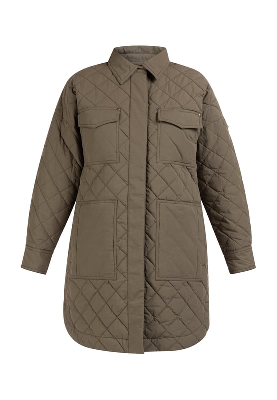 Dreimaster Baumwolljacke mit leichter Wattierung Damen oliv