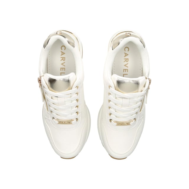 carvela white sneakers