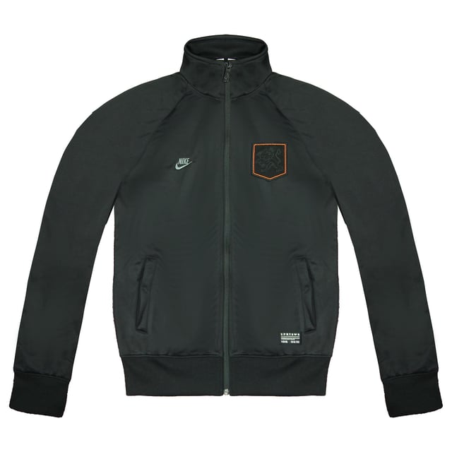 Nike Knvb Chaqueta de pista Zip Up Black Womens Football Track Top 531357 010