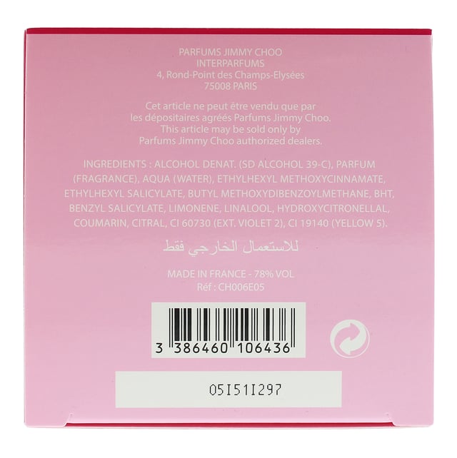 Jimmy Choo Blossom Special Edition Eau De Parfum was launched in 2022 as a Floral Fruity fragrance for women. The fragrances opens with Mango, Mandarin Orange and Grapefruit. Middle notes are Frangipani, Jasmine and Raspberry. Ends with the base note of Sandalwood.
