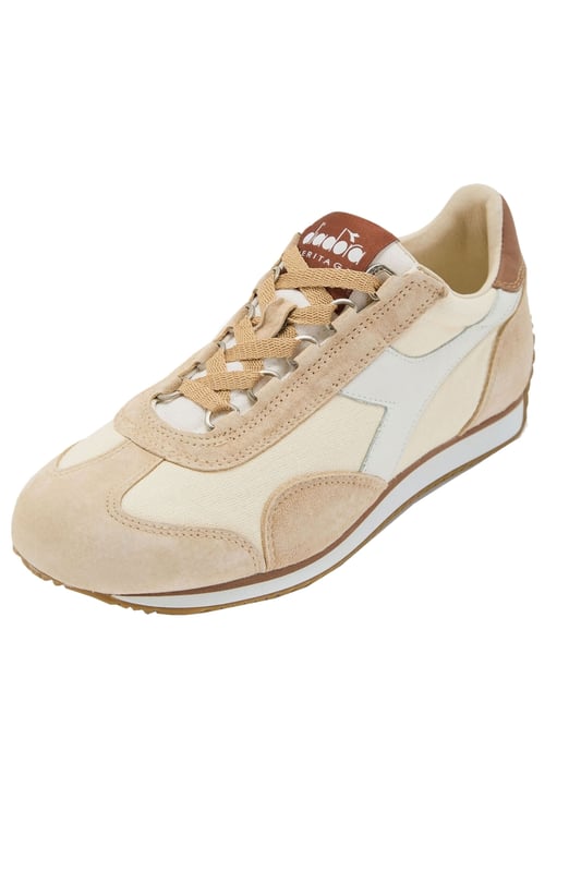 Diadora Heritage Equipe H Canvas Stone Wash Trainer Cloud Cream