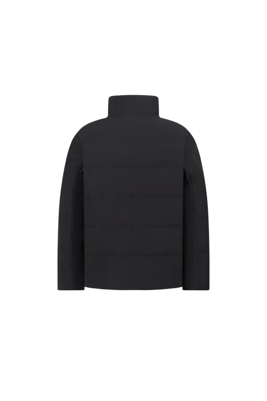 The Men's Classic Business Goose Down Jacket offers both warmth and elegance. With its luxurious 700+ fill goose down, heat-retaining lining, and showerproof seams, it ensures comfort in any weather. The sleek stand-up collar and refined design make it perfect for a professional, polished look.
