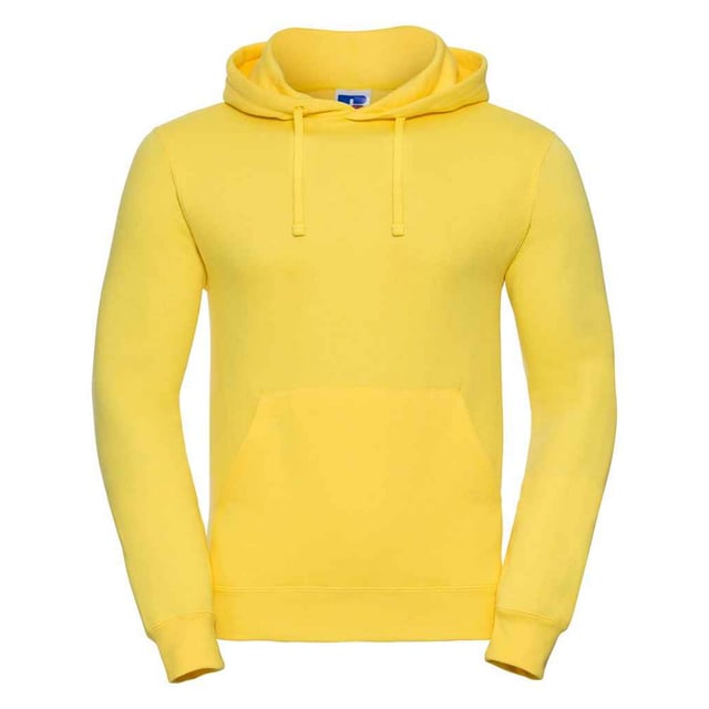Material: 50% Combed Ringspun Cotton, 50% Polyester. Design: Plain. 295gsm. Hood Features: Double Layer, Drawcord, Grown On Hood, Top Stitched Detail. Hem: Ribbed. Coverseamed, Drop Shoulder, Tubular. Neckline: Herringbone Tape, Hooded. Sleeve-Type: Long-Sleeved. Cuff: Ribbed, Wide. Fit: Contemporary. Pockets: 1 Kangaroo Pocket. Fastening: Pull Over. Sustainability: Amfori, Better Cotton Initiative, BSCI, Fair Labor Association, Oeko-Tex Standard 100 Certified, WRAP Certified.