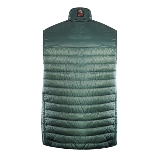 Parajumpers Sully Artic groen giletjack. Blijf warm en stijlvol in de groene Parajumpers Gilet. Deze luxe herenbodywarmer is gemaakt van lichtgewicht, geïsoleerde stof die warmte vasthoudt en beschermt tegen de elementen. Offer stijl niet op voor comfort - maak een statement!. Vulling: 100% eendendons. Bovenmateriaal: 100% polyamide. Normale pasvorm, ritssluiting, artic groen. Zakken met ritssluiting. Stijl: Sully 623