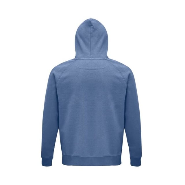 Material: 80% Organic Cotton, 20% Recycled Polyester. Fabric: Brushed Back Fleece. 280gsm. Design: Plain. Hood Features: Drawcord, Lined. Hem: Elasticated. Half Moon Back Yoke, Metal Eyelets, Unbranded Size Label. Fabric Technology: OCS Certification. Cuff: Elasticated. Neckline: Hooded, Taped. Sleeve-Type: Long-Sleeved, Raglan. Pockets: Pouch Pocket. Fastening: Pull Over.