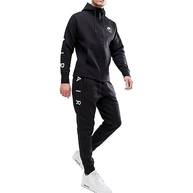 Mens black on sale nike jogging suit