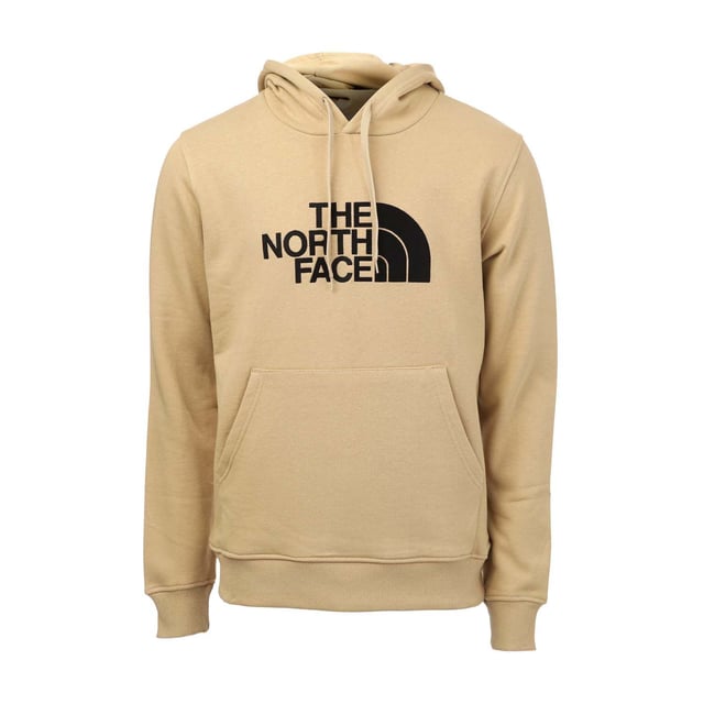 Men s North Face Logo Hoodie in Beige