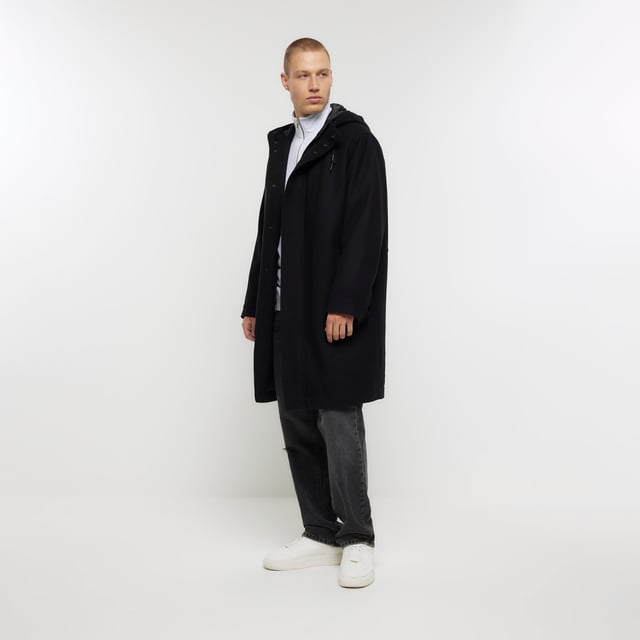 River island discount mens long coat
