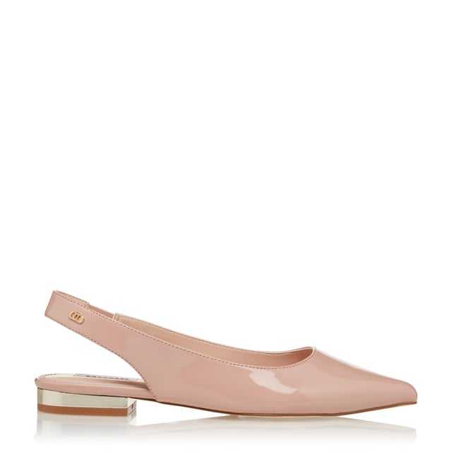 Nude best sale slingback flat