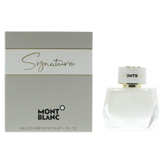 Montblanc Signature is an oriental floral fragrance for women. Top note is clementine. Middle notes are peony, magnolia and ylang-ylang. Base notes are benzoin, white musk and vanilla. Montblanc Signature was launched in 2020.