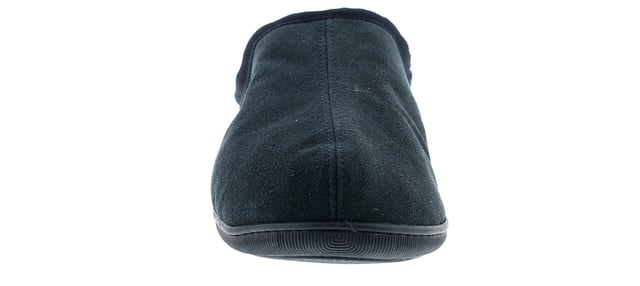 Hush Puppies Men's Ashton Suede Slippers - Navy Comfort Slippers With Rubber Sole Size 10 - View #10