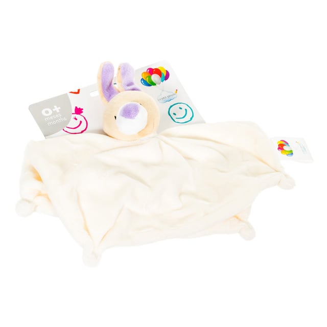Bunny DouDou Le Petit Garçon.
 A cuddle companion, exquisitely soft and adorable.
 The materials used are so elegant and soft, they are a visual and tactile pleasure.
 Measures: -24 x 24 cm.
 Composition: 100% cotton
 Care:
- Wash maximum at 40ºC.
 - Do not iron.
 - It is not allowed to use a dryer.
 - Do not use bleach.
 - Does not support dry cleaning.