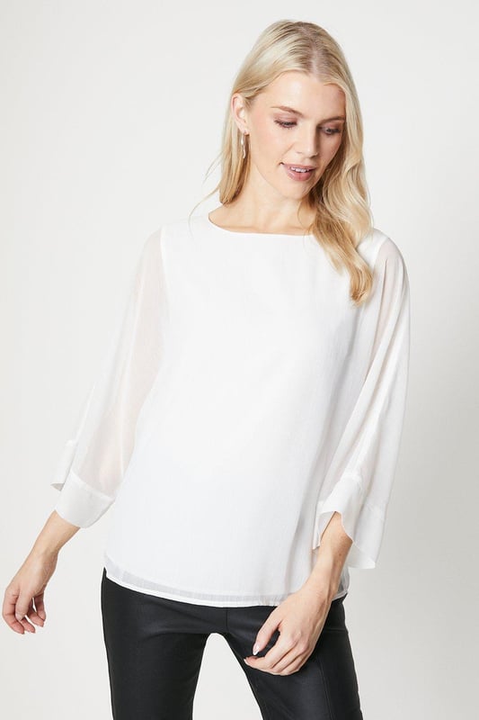Batwing chiffon blouse online