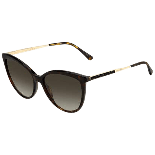 Gender: Women
Main color: Brown
Extra: No extra
Frame color: Brown
Frame material: Plastic
Lenses color: Black
Lenses material: Plastic
Filter category: 3
Style: Cat Eye
Lenses effect: Gradient
Protection: 100% UVA & UVB
Grosse: 56-16-145
Lenses width: 56
Lenses height: 48
Bridge width: 16
Frame width: 140
Temples length: 145
Spring hinge: No
Shipment includes: Branded case
Rim style: Full-Rim