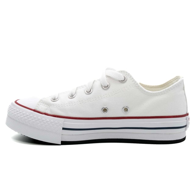 Spezifikationen: Kindersneaker aus Canvas, gummiverstärkte Spitze, Schnürverschluss, EVA-Schaumstoff-Zwischensohle mit gepolsterter SmartFOAM-Einlegesohle Obermaterial: Canvas Schnürung: Schnürsenkel Sohlentyp: Patform-Sohle Nummeriert: US