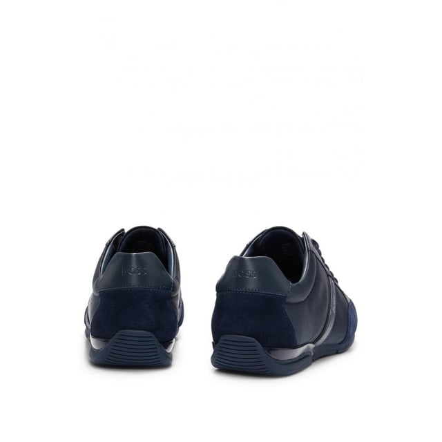 Lace-up trainers by BOSS, designed in mixed materials with suede trims, faux nappa leather and an odour-control lining.
LacesFully linedPackaging: Box
48% Polyester, 60% Polyester, 48% Viscose, 40% Polyurethane, 4% Polyurethane, Sole: 80% Rubber, 20% Thermoplastic polyurethane, Facing: 100% Cow skin, 60% Polyester, 40% Polyurethane, Upper material: 100% Polyester, Innersole: 48% Polyester, 48% Viscose, 4% Polyurethane
�
50498265
�
�