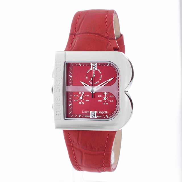 Laura Biagiotti LB0002L-RO - Herrenuhr Quarz aus Edelstahl• Material: Edelstahl• Glas: Mineral• Armband: Leder• Farbe: Silber• Wasserbeständigkeit: 0 m (0 ATM)• Gehäusegröße: 33 mm