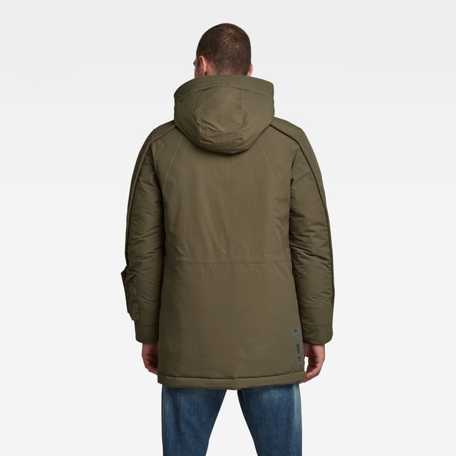 Vodan padded sales hooded jacket