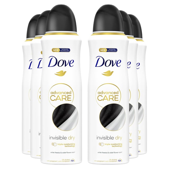 Dove Advanced Care Antiperspirant Deodorant Spray 72H Invisible Dry
