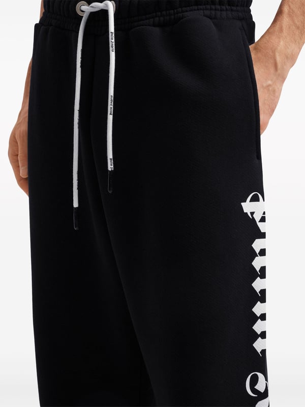 Palm Angels – Jogginghose mit seitlichem Logo in Schwarz