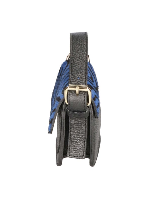 Bolso de mano de mujer de un compartimento, bandolera extraíble. Asa regulable y extraíble. Producto italiano elaborado artesanalmente en genuina piel Dollaro + Cavallino. Hecho en Italia