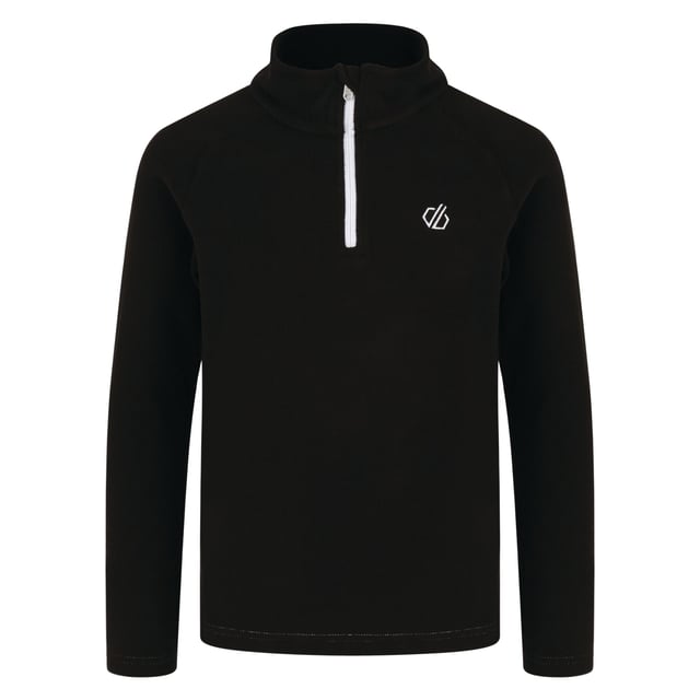 100% polyester fleece, 1 side brushed and 1 side anti pill (170gsm). Half length zip with inner zip and chin guard.