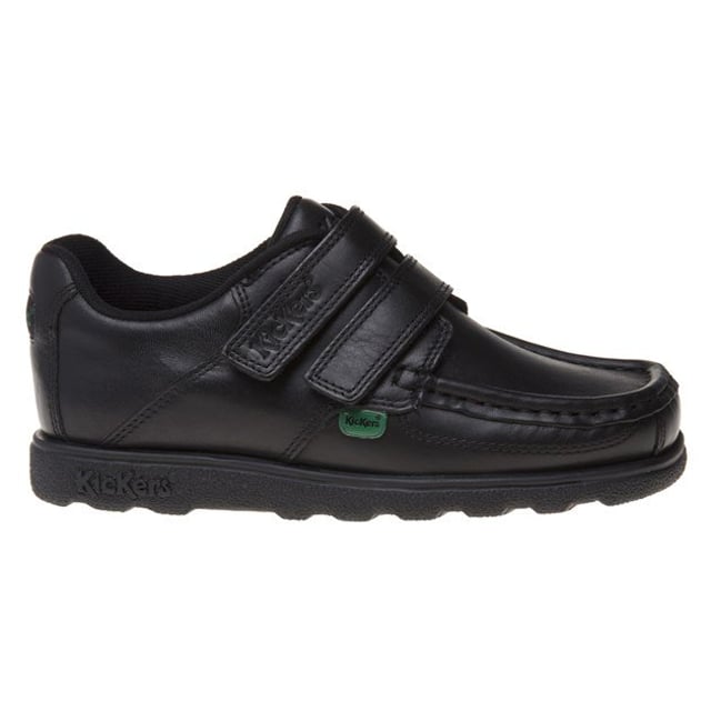 Staying Smart But Ready For Playground Games With The Fragma Strap Kickers. Velcro Strap For Convenience And Padded Insole Give All Day Comfort. Thick Rubber Sole Gives Durability While The Leather Uppers Feature Exposed Stitching And Kickers Branding To Finish.