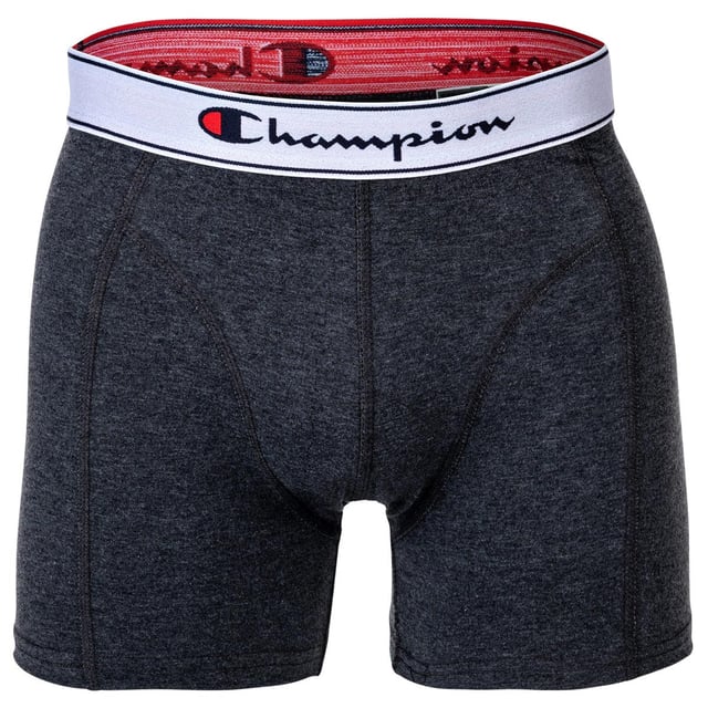 Herren Boxershorts von der Marke Champion.
Angenehmes Tragegefühl dank hohem Baumwoll-Anteil.
Vorteilhaftes Dopplepack.