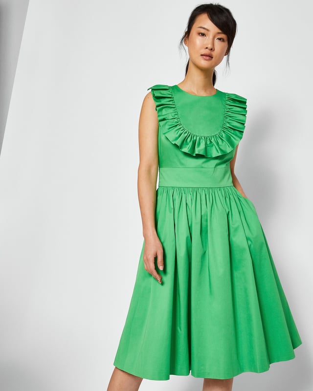 green emerald velvet dress Dark Green Knitted Angel Sleeve Mini Dress | Alenha
