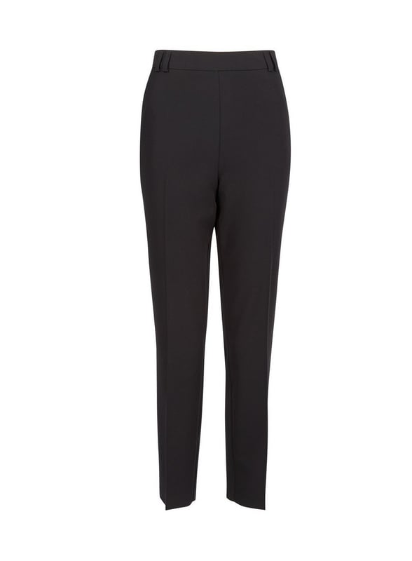 Black high waist slim leg tailored trousers with side and back pocket detail and belt loops.

Dorothy Perkins has a wide range of trousers and leggings for the new season to suit every size, shape and occasion. Whether you need trousers for a professional work look, leggings for a day of retail therapy, we have something to suit you. View our black and printed trousers, plus our black leggings, jeggings and treggings to refresh your wardrobe in an instant.

Brand: Dorothy Perkins
Department: Women
Colour: Black
Material Composition: 75% Polyester, 19% Viscose, 6% Elastane
Material: Polyester
Style: Chino
Type: Trousers
Closure: Zip
Occasion: Business | Casual | Formal | Workwear
Pattern: No Pattern
Season: Spring | Summer
Features: Lightweight | Belted
Garment Care: Machine Washable
Fit: Regular
Accents: Zip
Rise: Mid