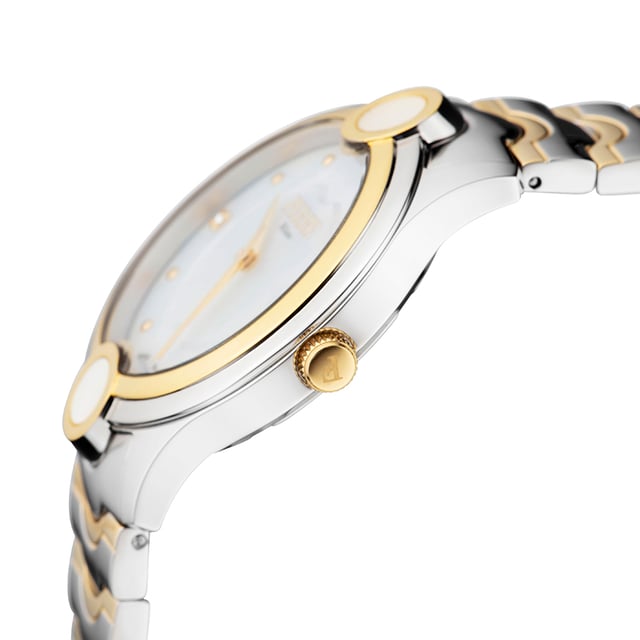 Ferre Milano FM1L083M0071 Womens White MOP Dial Stainle Steel  Watch
