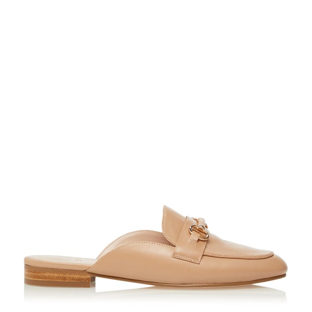 Nude backless hotsell loafers