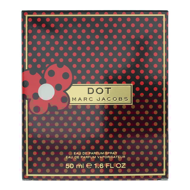Dot is a fruity floral fragrance by Marc Jacobs. It was released in 2012. Top notes honeysuckle red berries dragon fruit. Middle notes jasmine orange blossom coconut. Base notes driftwood vanilla musk.