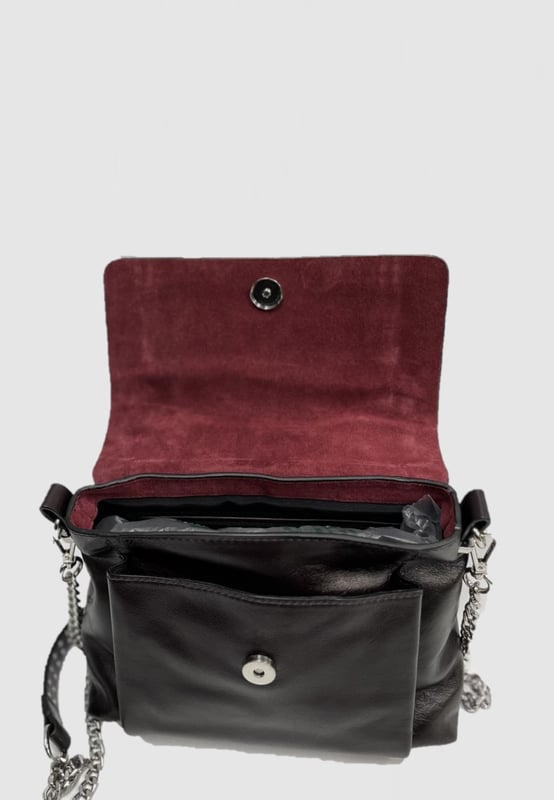 Zara Leather Crossbody Bag