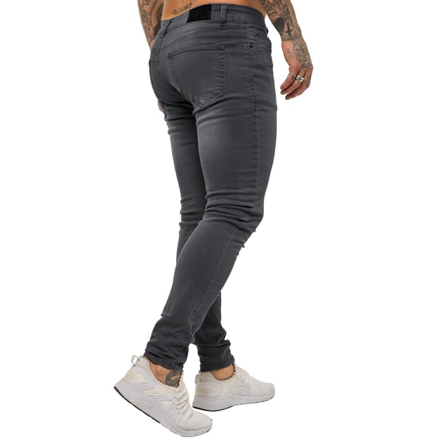 Enzo Mens Skinny Super Stretch Denim Jeans