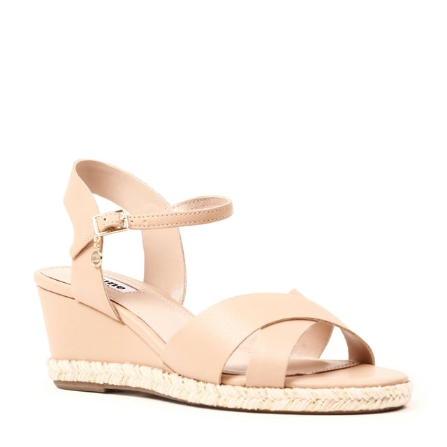 Dune Ladies KIWI XX Espadrille Trim Wedge Heel Sandals