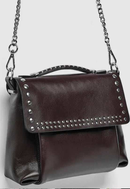 Crossbody bag with chain strap zara new arrivals