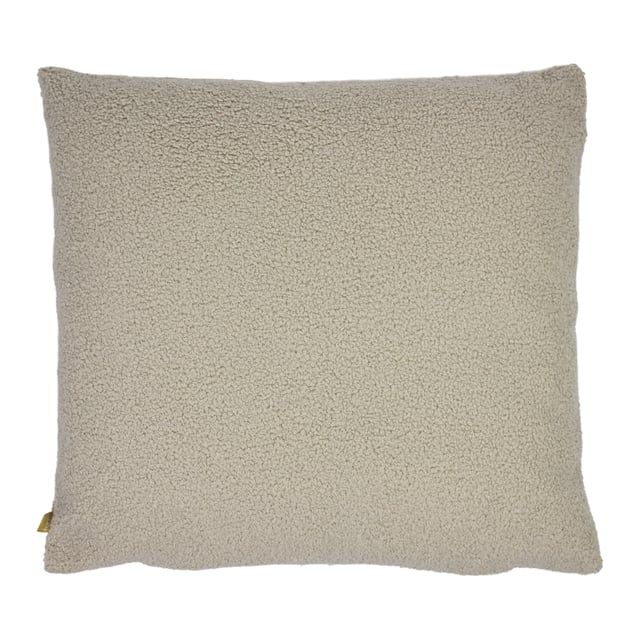 Add layers of natural texture to your living room or bedroom décor with this luxuriously soft shearing-feel fleece cushion. Its tight, curly wool-like pile will instantly add warmth and sheer comfort to your home, and make this a pleasure to touch. Style with cosy accessories and textures to create a naturally snug space.