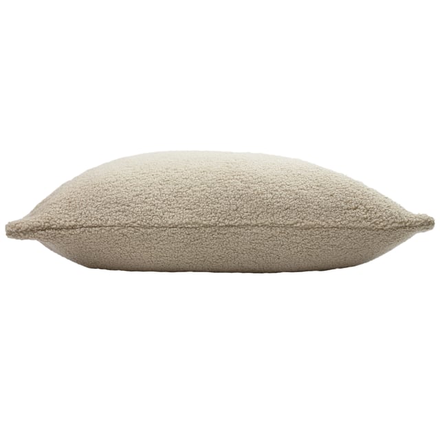 Add layers of natural texture to your living room or bedroom décor with this luxuriously soft shearing-feel fleece cushion. Its tight, curly wool-like pile will instantly add warmth and sheer comfort to your home, and make this a pleasure to touch. Style with cosy accessories and textures to create a naturally snug space.