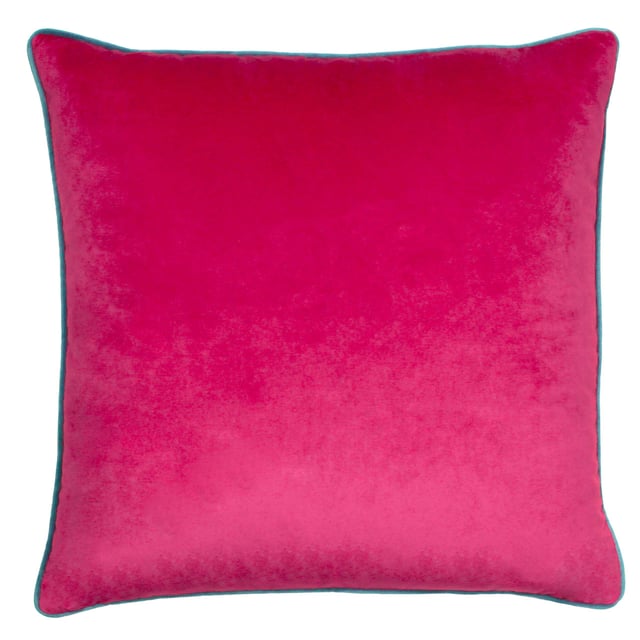You need never worry about matching your cushions with the Meridian range. Made of unspeakably soft velvet feel fabric no words or pictures can do these covers justice. Each larger than average cushion has a plain front and reverse with contrasting piped edges in a range of rich complimentary colours which feature throughout the entire collection. With a small and discreet zip closure they are easy to fill and secure. These sumptuous Polyester Filled Cushions are made of 100% hard-wearing polyester and are incredibly easy to care for as they are all machine wash and iron appropriate.