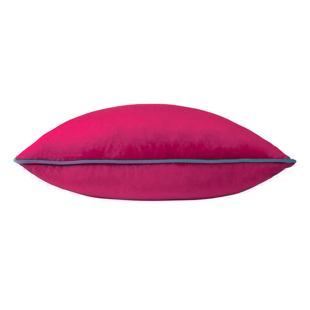 You need never worry about matching your cushions with the Meridian range. Made of unspeakably soft velvet feel fabric no words or pictures can do these covers justice. Each larger than average cushion has a plain front and reverse with contrasting piped edges in a range of rich complimentary colours which feature throughout the entire collection. With a small and discreet zip closure they are easy to fill and secure. These sumptuous Polyester Filled Cushions are made of 100% hard-wearing polyester and are incredibly easy to care for as they are all machine wash and iron appropriate.