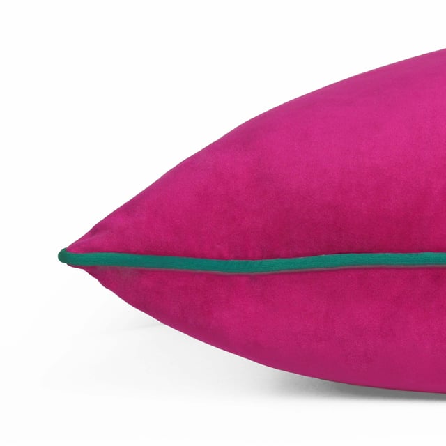 You need never worry about matching your cushions with the Meridian range. Made of unspeakably soft velvet feel fabric no words or pictures can do these covers justice. Each larger than average cushion has a plain front and reverse with contrasting piped edges in a range of rich complimentary colours which feature throughout the entire collection. With a small and discreet zip closure they are easy to fill and secure. These sumptuous Polyester Filled Cushions are made of 100% hard-wearing polyester and are incredibly easy to care for as they are all machine wash and iron appropriate.