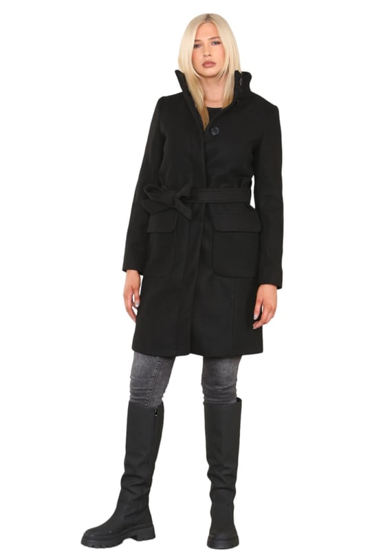 M&s black trench coat clearance
