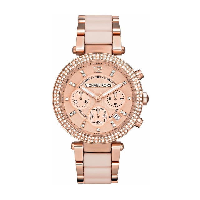 Michael kors ladies rose gold parker watch mk5896 clearance