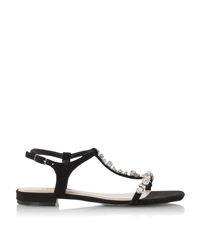 Ladies embellished flat sandals on sale