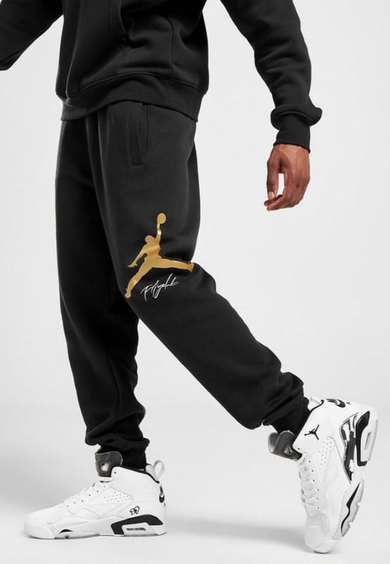 White and gold jordan tracksuit sale