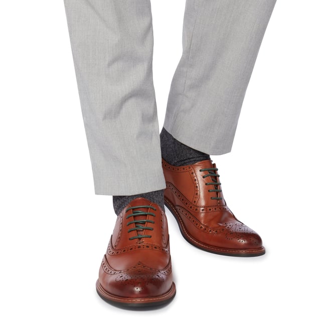 Dune Mens POLLODIUM Heavy Brogue Shoes