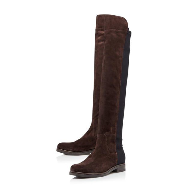 Dune over cheap the knee boots